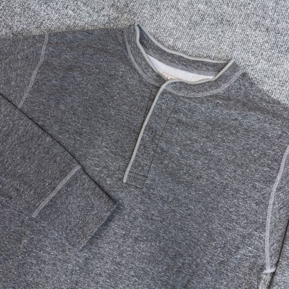 LL Bean Two Layer Wool Blend River Driver Shirt Men M Gray Outdoor Trail Camp